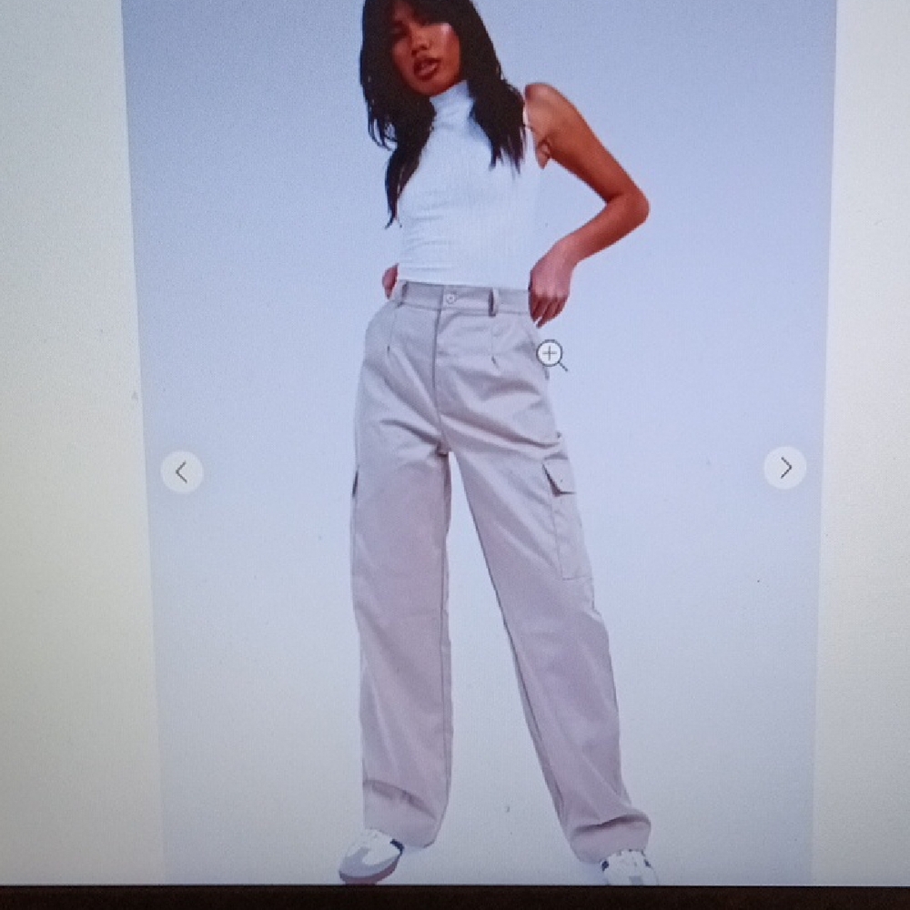 Boohoo Tan Women's Pants